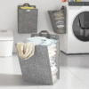 Foldable Household Dirty Clothes Laundry Basket