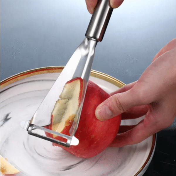 Stainless Steel Apple Triangle Push Knife Kitchen Gadgets
