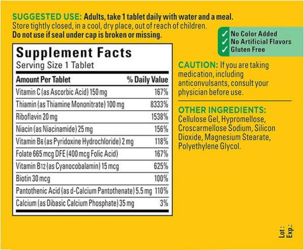 Vegan Brain Support Vitamin Tablets