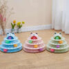 Interactive Cat Tower Turntable Toy
