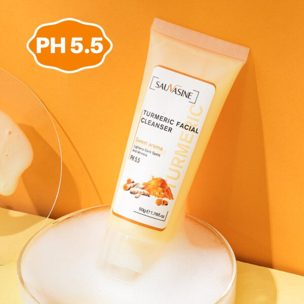 Turmeric Foam Cleanser Whitening Moisturizing